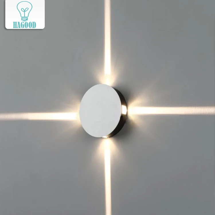 New modern creative round cross star light loft led wall lamp indoor sconce lighting