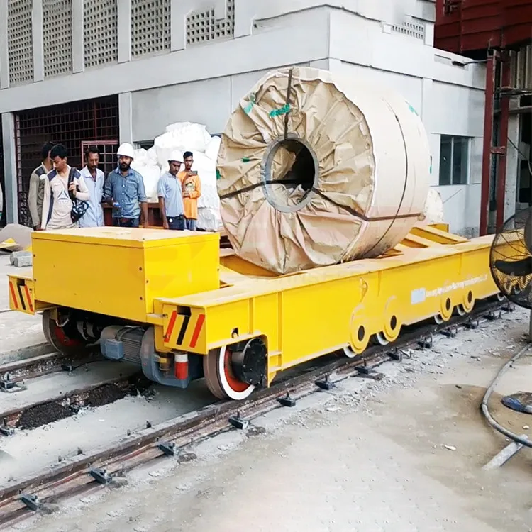 Hydraulic Lifting Electric Coil Transfer Car For Plant Material