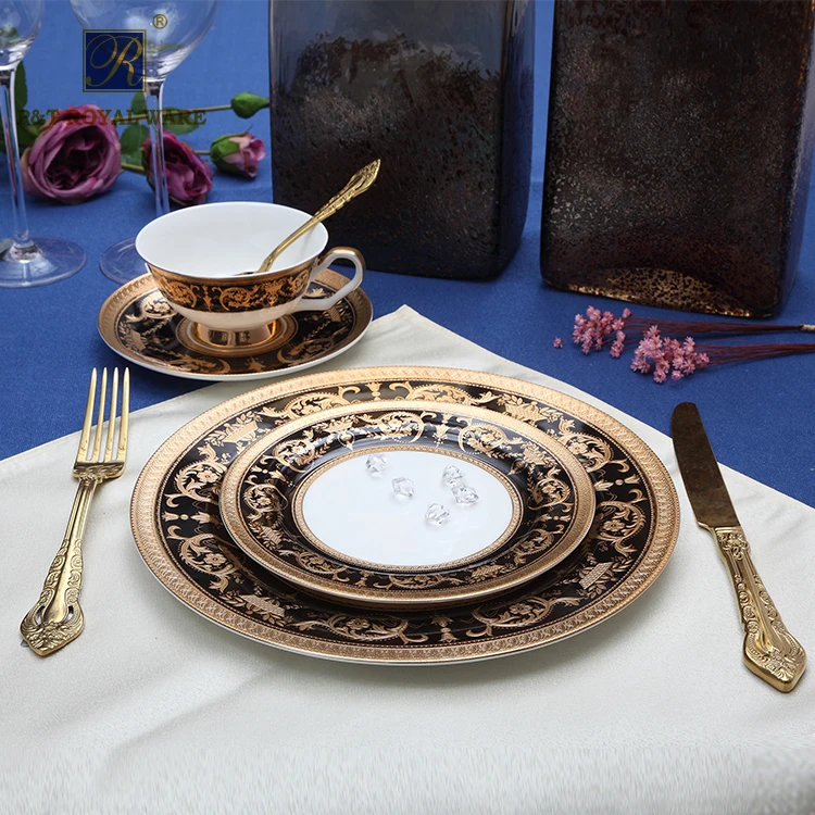 New model cheap price dinner set tableware bone china dinner set