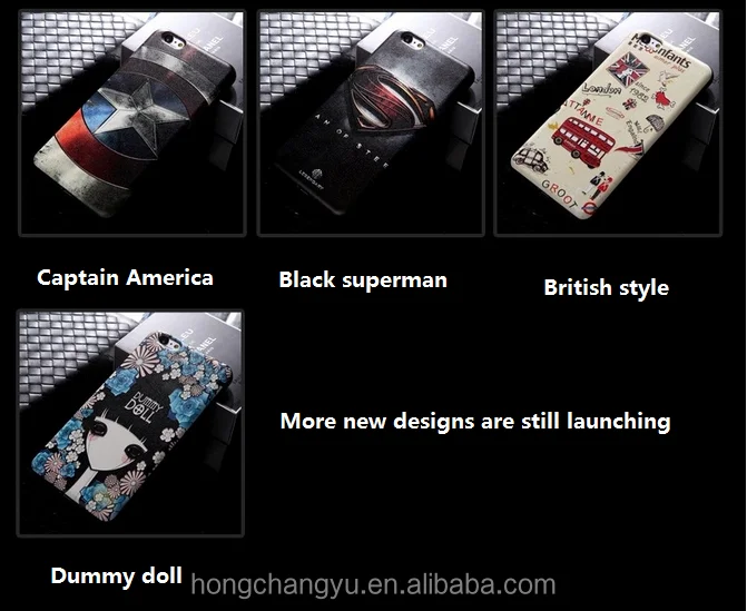 hot item 3D batman iron man emboss silicone phone case for iphone 6 6s (5).png