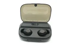 Long battery life TWS earphone with charge case 35mAh earbuds and 2500mAh case standby 360days with battery capacity display - ANKUX.COM