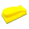 70x135mm PU Foam Hand Sanding Block Polishing Pads Sanding Tool for Hook and Loop Disc sanding