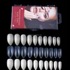 100pcs Artificial Fake Plastic Press On Decoration Japanese Water Drip Sharp Natural Nail Tips