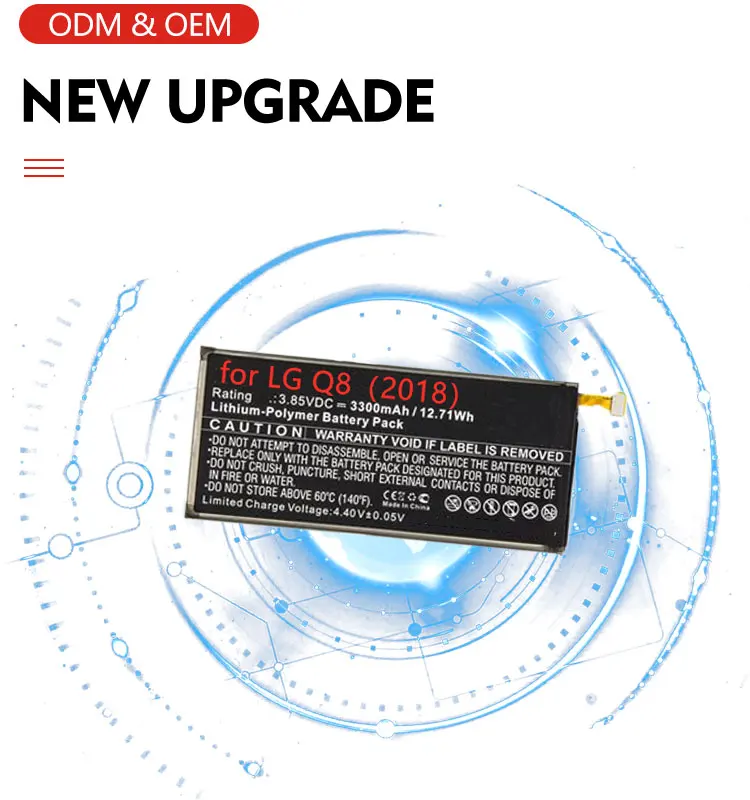 Factory High Quality Mobile Phone Battery for LG Q8 Q8(2018) Q9 Replacement