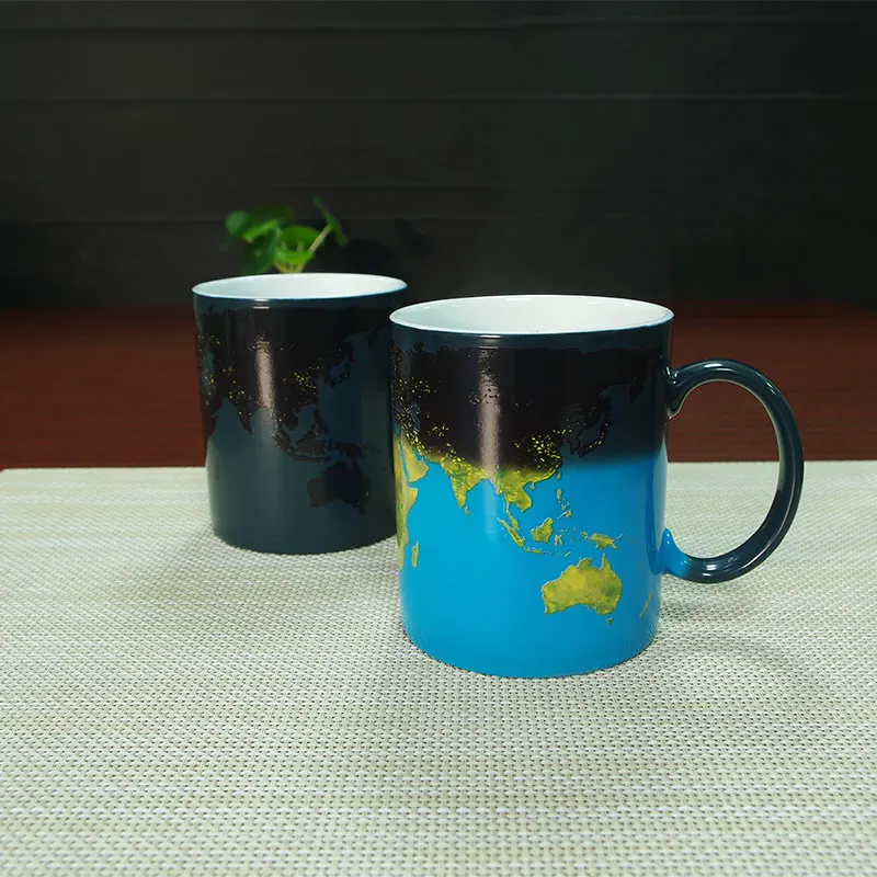 HERZ FORM LIEBE BECHER TASSE KAFFEE TEE MAGIE ZAUBERBECHER THERMOCHROMIE NEU