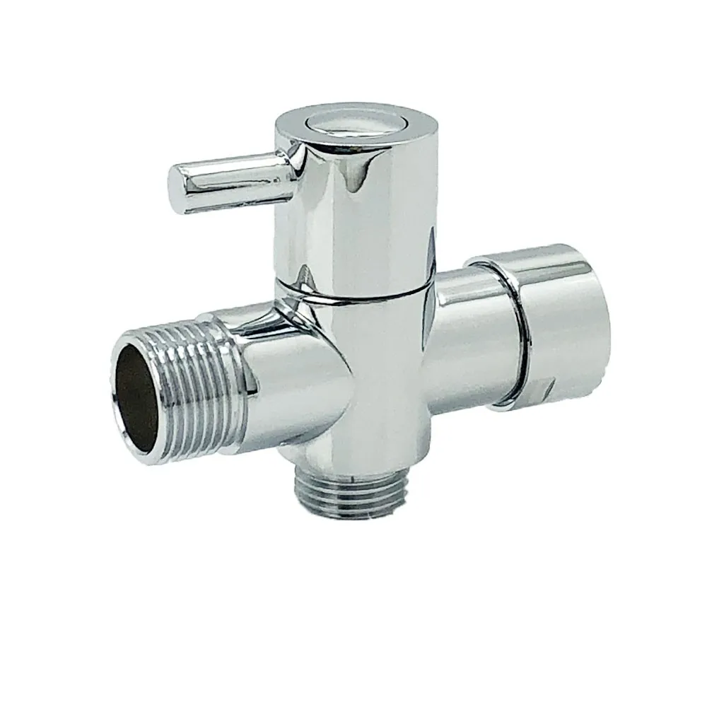 No Leaking Design Brass Bidet Tadapter With Shuttoff Valve,3way