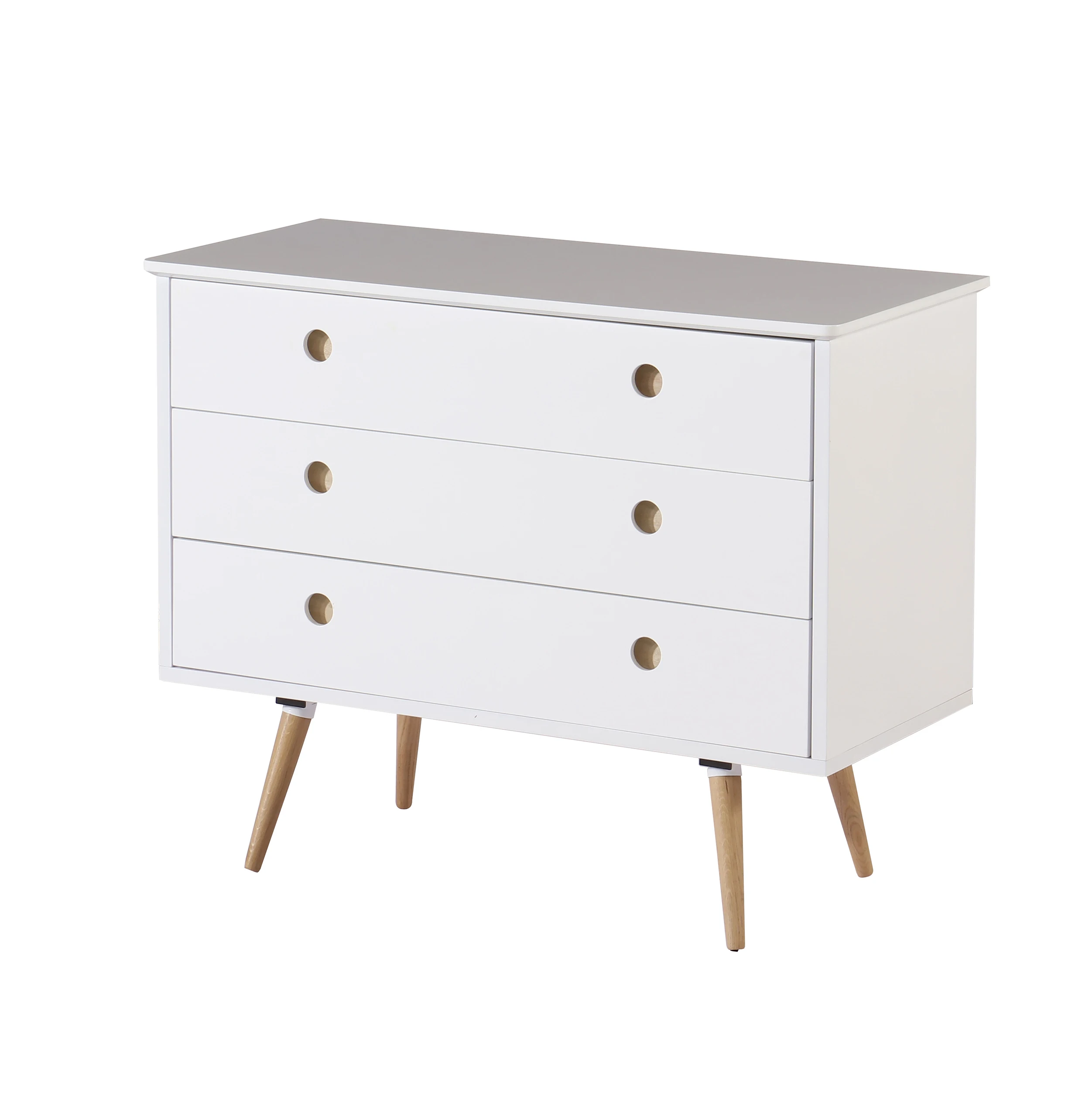 Scandinavian Furniture Wooden Chest Of Drawers 3 Drawer Wood Small
