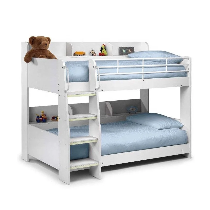 Px El188 China Factory Supply Modern Kids White Wooden Bunk Bed With Px El188 China Factory Supply Modern Kids White Wooden Bunk Bed With Storage Shelves