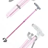 Custom Adjustable outdoor Aluminum 3-section ABS Handle smart led light 3 legs folding Cane walking sticks for elderly