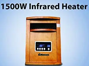 New 1500W Diva Tranquility Portable Quartz Infrared Space Heater 1500 Watts