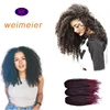 Hot sale high quality afro kinky curly synthetic hair extension, afro twist braid for black women