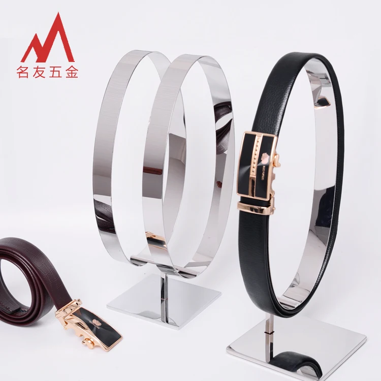 Stainless Steel Belt Display Stand With One Or Two Belt Round Buy
