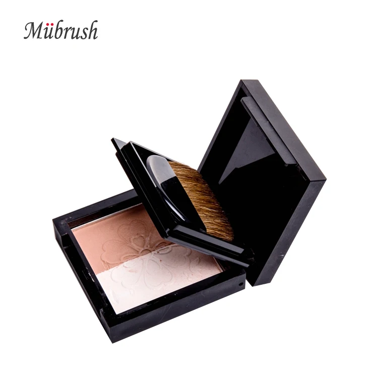 Empty Black Square Makeup Eyeshadow Palette Eye Shadow Case Blusher