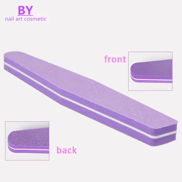 Free Sample Colorful Quick Shining 2 Way Sponge Abrasive Buff Nail ...