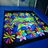 Professional kids amusement park accessories trampoline interactive projection games for trampoline park