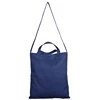 Wholesale Custom Design Reusable Fashion Ladies Folding Cotton Canvas Tote Shopping Shoulder Handbag