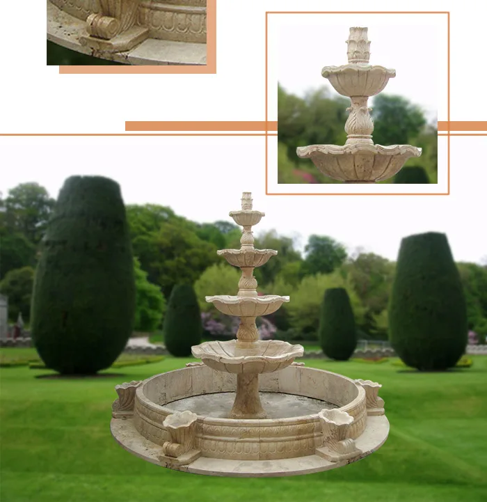 Large Outdoor Garden Decoration 4 Tier Marble Water Fountain Price Buy 4 Tier Water Fountain