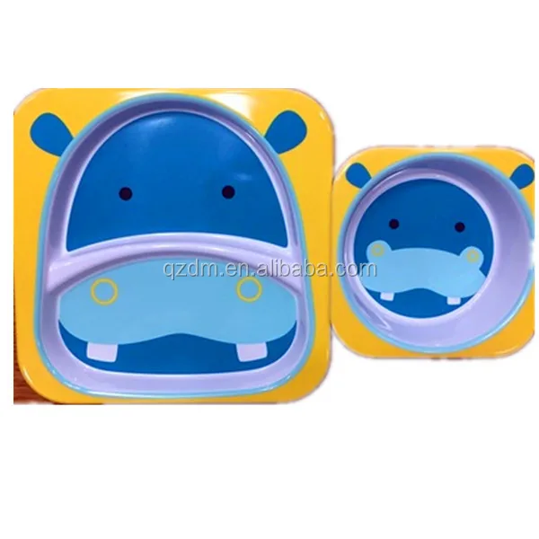 A5 Melamine Dinner Set For Kids,Plate/Bowl/Cup/Spoon