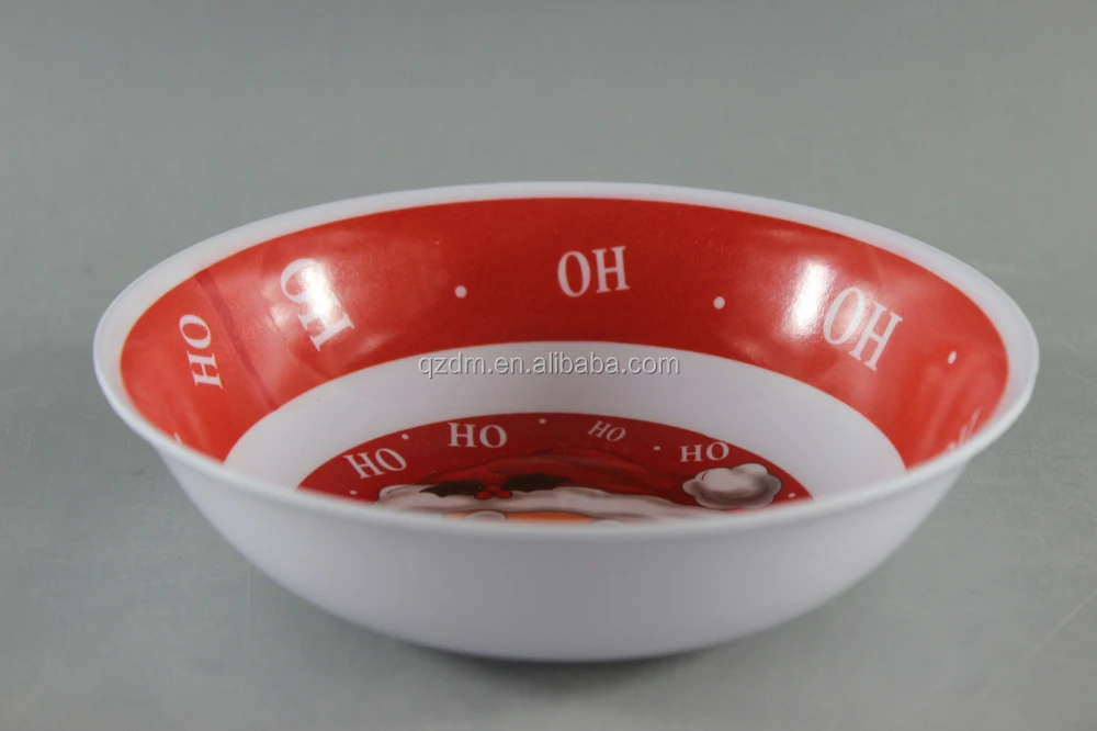 Christmas Melamine Soup Bowl/Xmas Cheap Melamine Salad Bowl