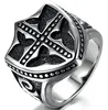High polished stainless steel 18K gold masonic rings designs for men