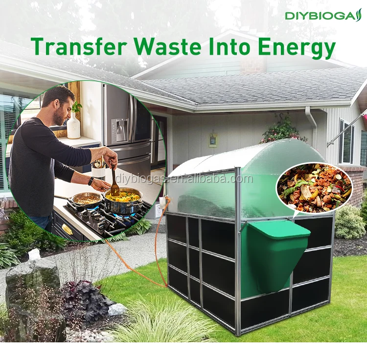 Biogas Making Machine For Producing Methane Gas And Fertilizer From