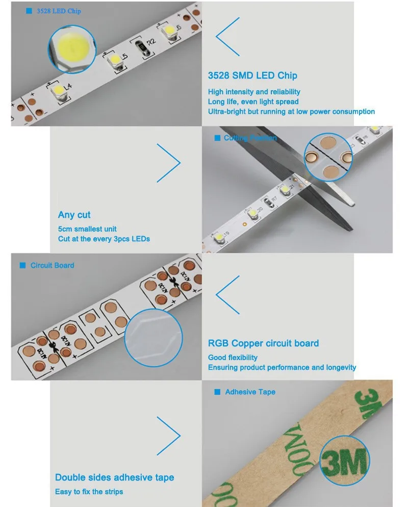 3528 SMD Flexible DC12V Led Non-waterproof Romantic Pink LED Strip light