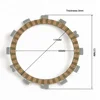 DIA 96mm Kevlar Fiber Motorcycle Clutch Plate for Suzuki RG80C RM80 TS80X DR125 TS125 RM85 RG 80 RM 80 TS 80 DR 125 TS 125 RM 85