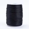 PandaHall 2mm Black Cord Supplies Weaving Stringing Materials Nylon Cotton Thread Wholesale