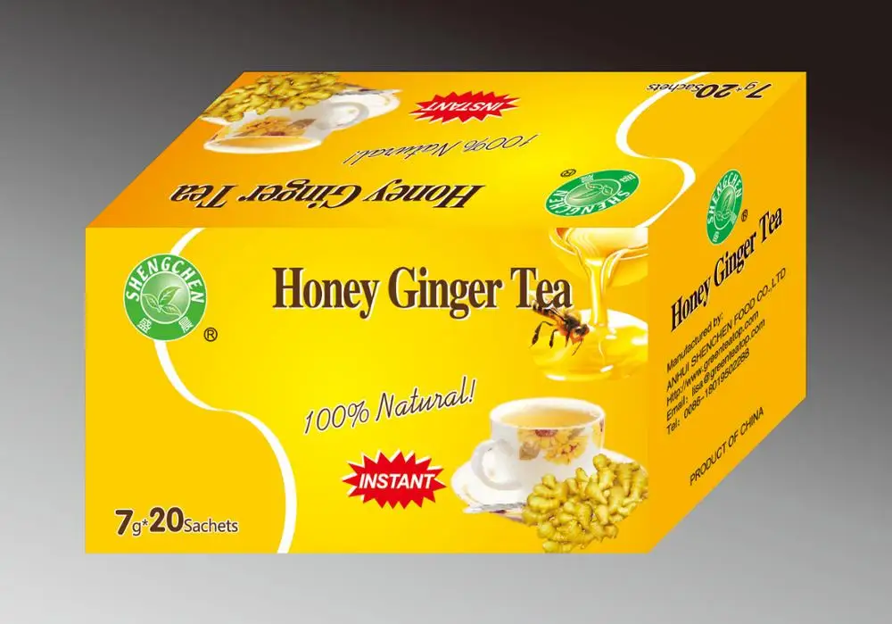 Quick Dissolved Granulated Instant Ginger Tea All Flavors Including