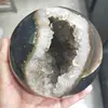hot sell natural septarian geode crystal quartz for home decoration