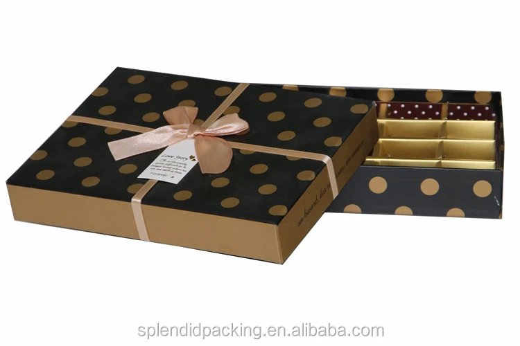 Decorative Cardboard Candy Packaging Paper Chocolate Boxes Wholesale