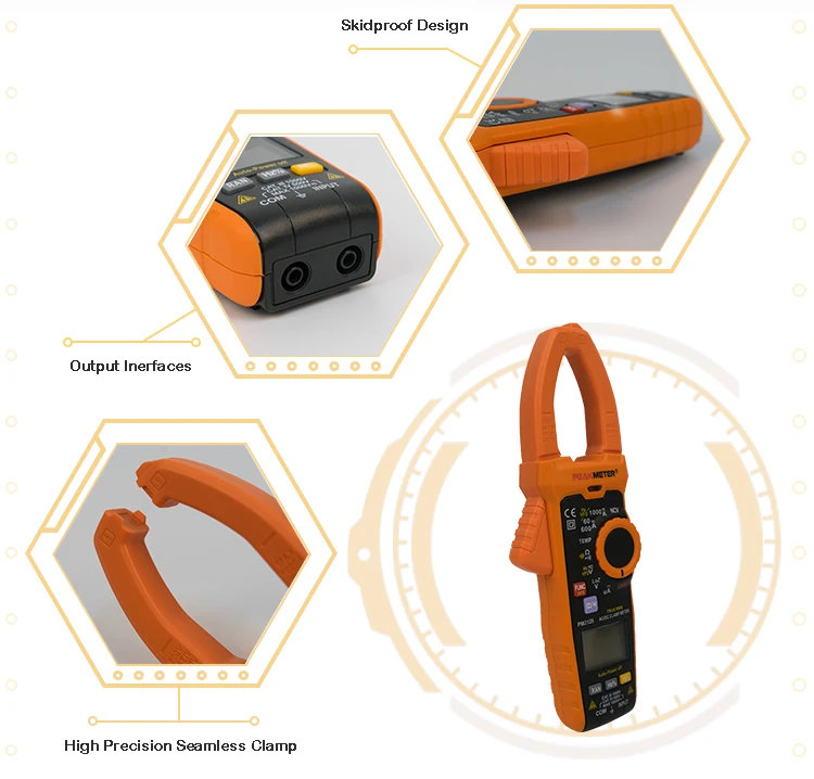 Peakmeter Pm2128 True Rms Ac/dc Current 1000a 1000v Meter Ammeter Auto