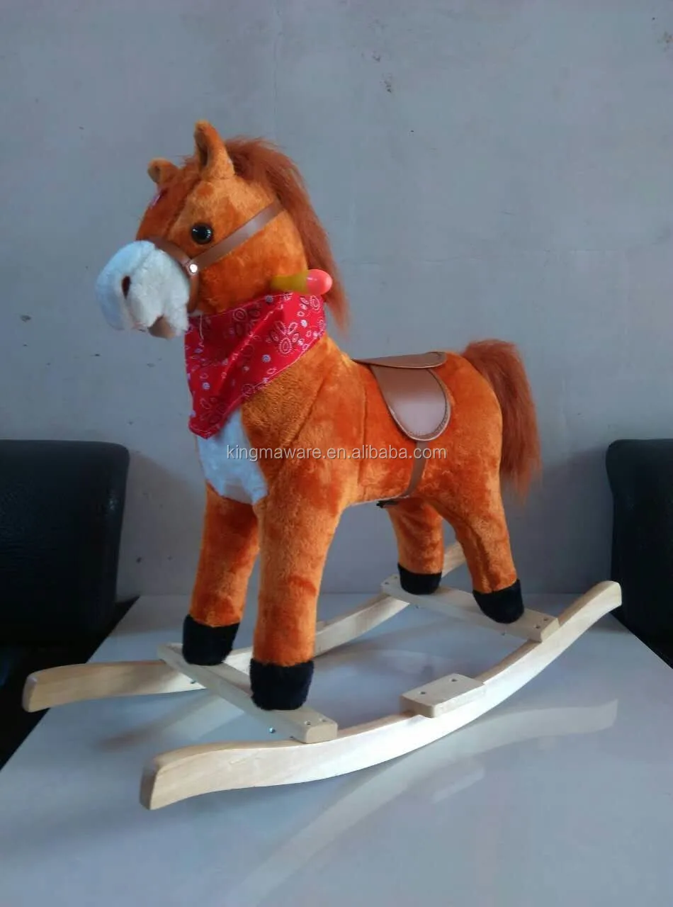 stuffed animal rocking horse