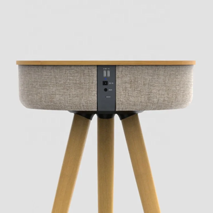 Popular Table speaker 2.0 bluetooth desktop speaker multifunction desktop speaker With Wireless Charger For Mobile Phone - ANKUX.COM