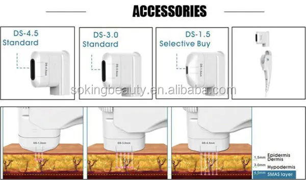 FU4.5-2S Facial skin tightening high intensity focused ultrasound for wrinkle removal