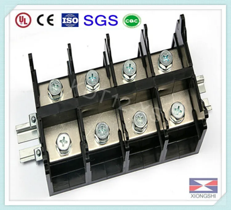 High Current/voltage Din Rail Terminal Block Connector Kdt12xs 600v 60a 14mm Pitch Buy 60a