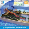 New Item for water amusement building model with acrylic cover, construction & real estate