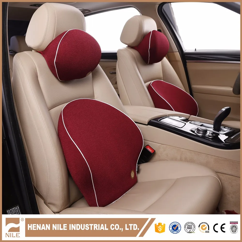 Soft Car Memory Foam  Lumbar Back and Neck  Pillows