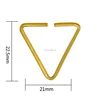 Triangle Open Jump Rings Bails Hang Drops Metal Split Rings
