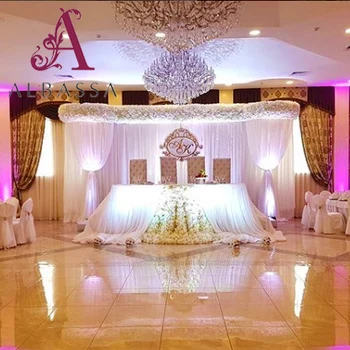 Used Pipe And Drape Backdrop Wedding Pipe Drape Wedding Stage