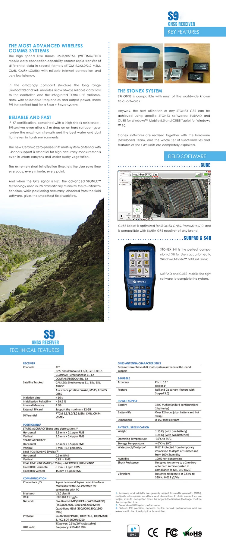 Stonex S9 GNSS Receiver