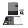 Roll over image to zoom in Qortez Business Portfolio Built in Powerbank Professional Pu Leather Organizer