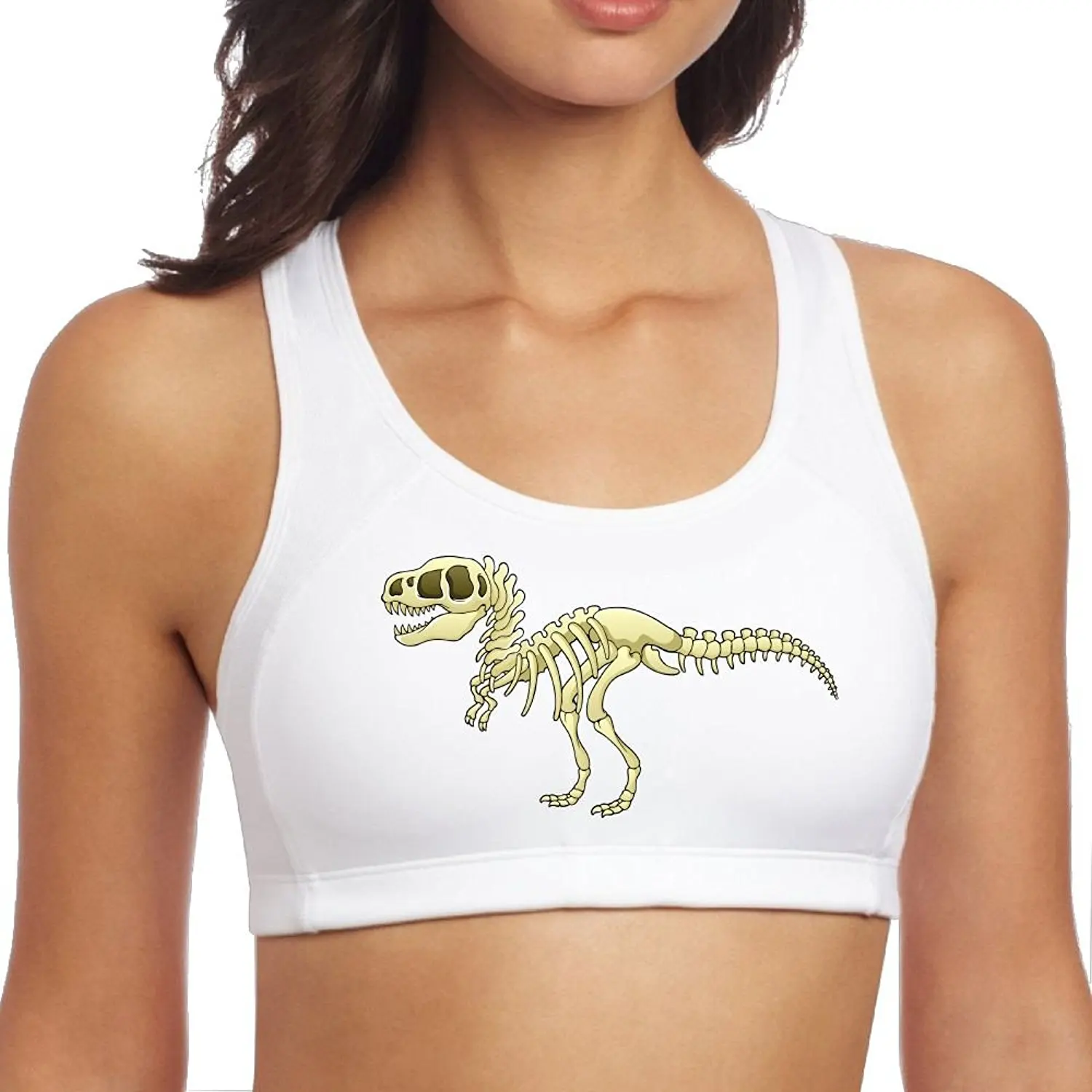 Dinosaurs Skeletons Silhouettes Yoga Tights Short Running Pants Workout