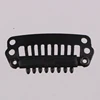 8 teeth 2.8cm straight teeth wig snap clips for hair extensions