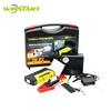 super power car jump starter most powerful emergency supply complete kit with LED flashlight adapters & clamps