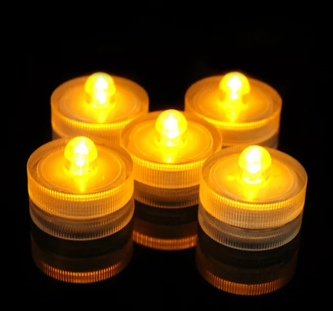 Amazon Hot Selling Waterproof Wedding Underwater Battery Sub LED tea Lights