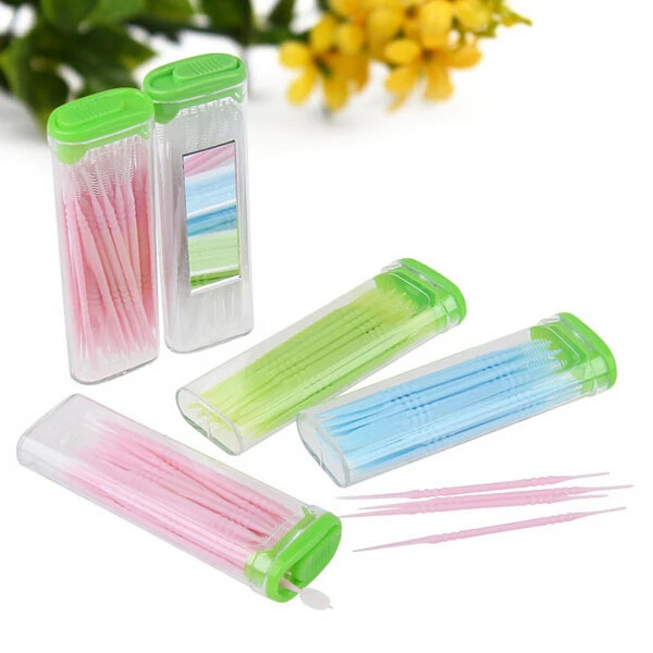 plastic toothpicks with angled tip