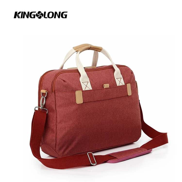 red computer bag