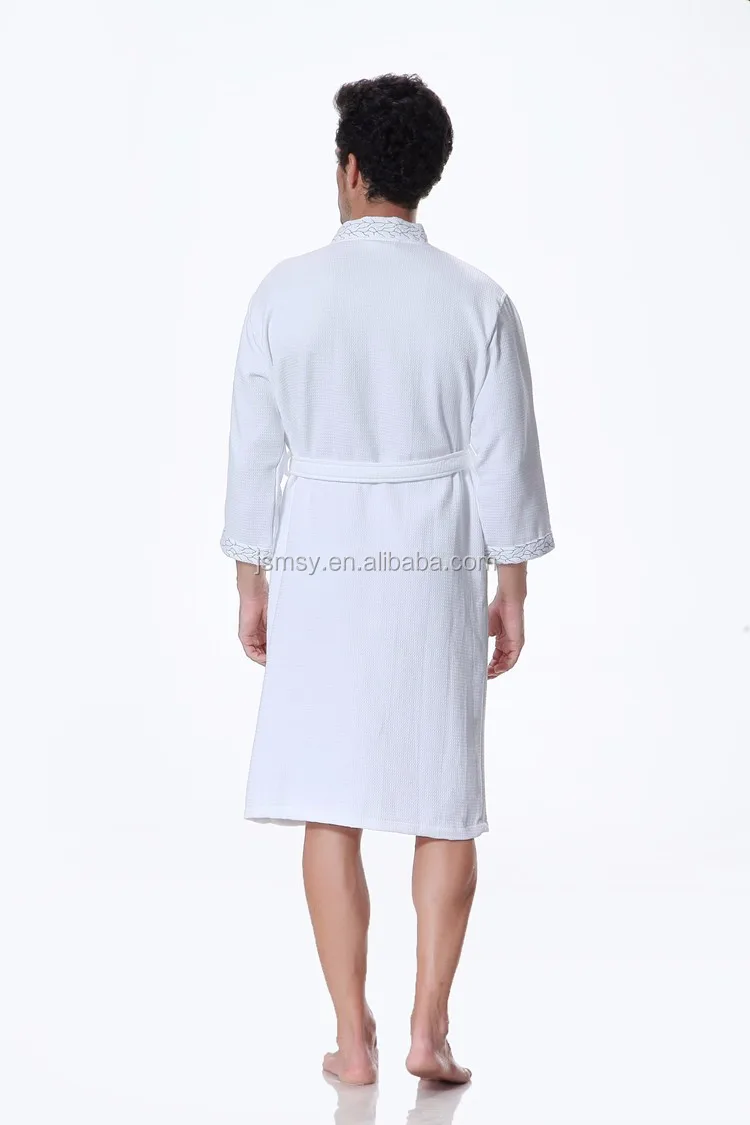 Mens' 5 Star Hotel Bathrobe Cheap Kimono Bathrobe 100 Cotton Terry