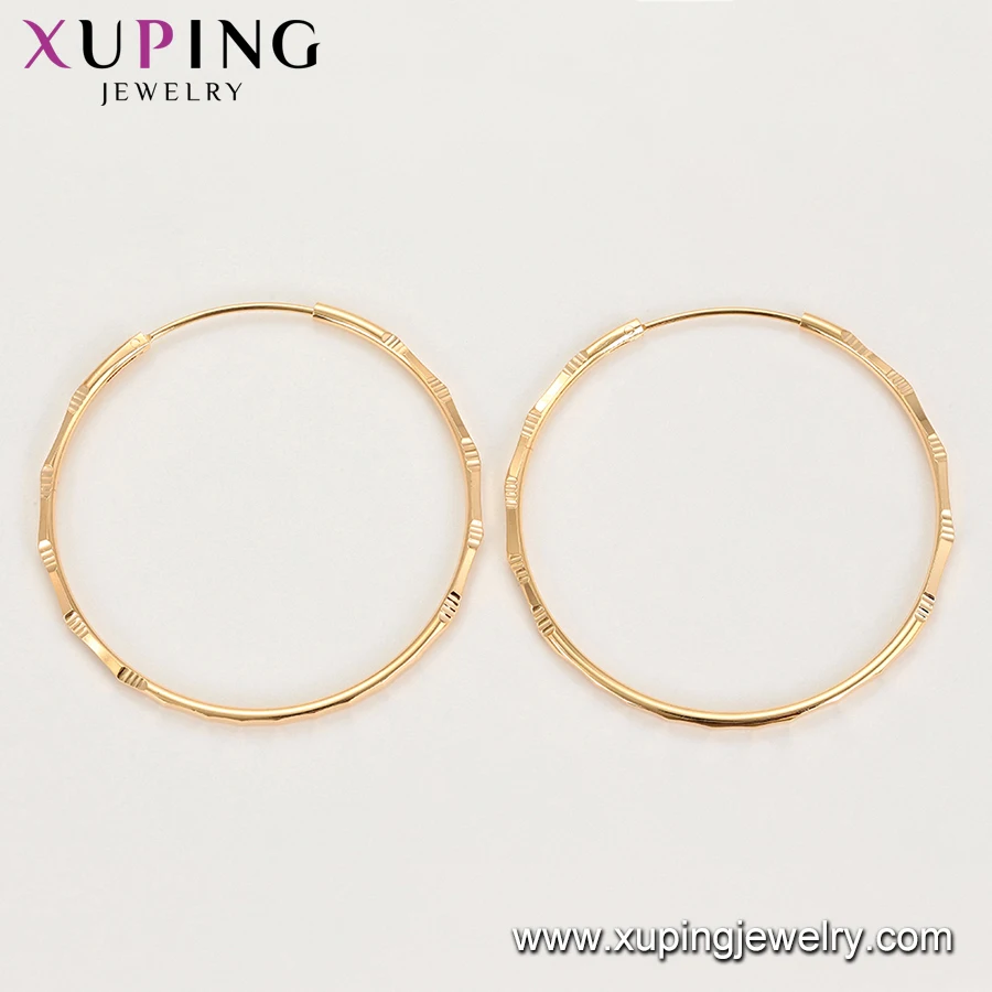 97310 Xuping Elegant 18k Gold Plated Copper Alloy Jewelry Simple Modern